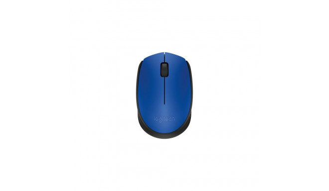Logitech M171 Wireless Mouse RF Wireless, 1000 DPI, Blue/Black