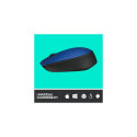 Logitech M171 Wireless Mouse RF Wireless, 1000 DPI, Blue/Black
