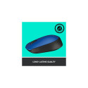 Logitech M171 Wireless Mouse RF Wireless, 1000 DPI, Blue/Black