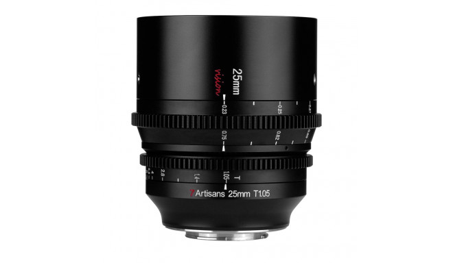7Artisans objektiiv Vision 25mm T1.05 Sony E (APS-C)