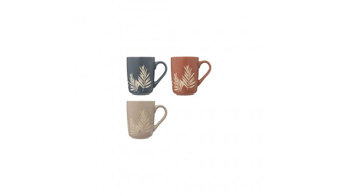 MUG 500ML LEAVES 3 DIFFERENT DESIGNS