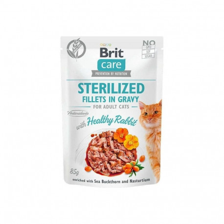 BRIT CARE STERILIZED HEALTHY RABBIT 85G