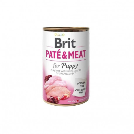 BRIT CARE kutsikatoit kana- ja kalkunapatee ja -liha
