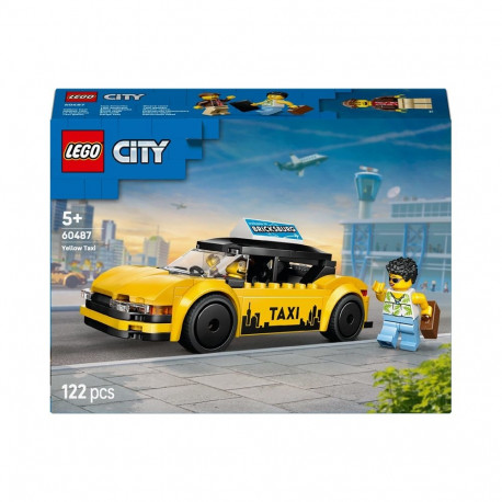 CONSTR LEGO YELLOW TAXI 60487