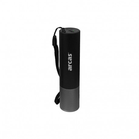 FLASHLIGHT LED RECH. ARCAS 3W+POWERBANK