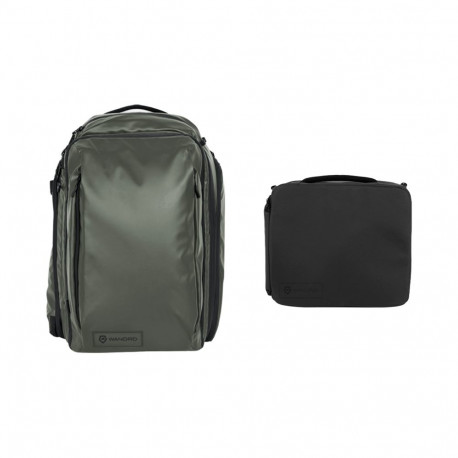WANDRD Transit Travel Backpack Photo Bundle 35L Wasatch Green