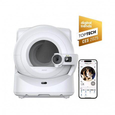 Petkit Automaatne kassiliivakast, Purobot Ultra, Petkit, valge