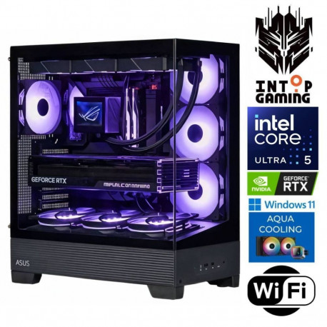 INTOP AQUA Ultra 5 245KF 64GB DDR5 1TB SSD M.2 NVME RTX5060Ti 16GB WiFi WIN11Pro