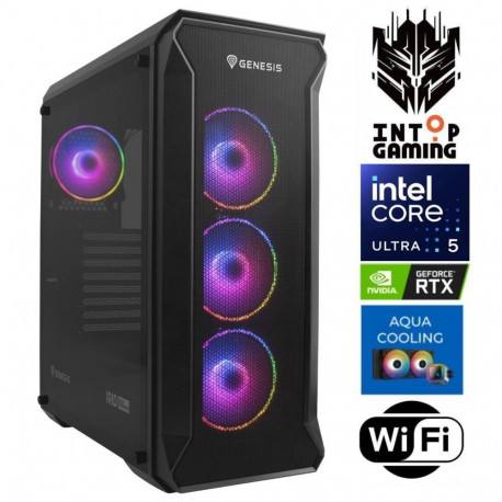 INTOP AQUA Ultra 5 245KF 16GB DDR5 2TB SSD M.2 NVME RTX5070 12GB WiFi no-OS