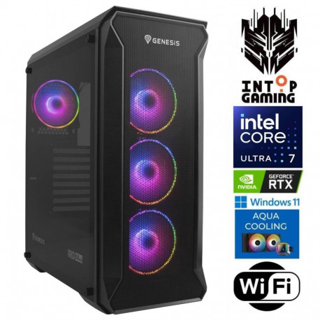 INTOP AQUA Ultra 7 265KF 32GB DDR5 2TB SSD M.2 NVME+2TB RTX5080 16GB
 WiFi WIN11