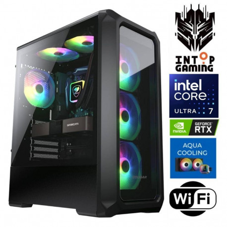 INTOP AQUA Ultra 7 265KF 64GB DDR5 2TB SSD M.2 NVME+2TB RTX5060Ti 8GB WiFi no-OS