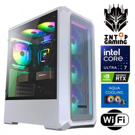 INTOP AQUA Ultra 7 265KF 64GB DDR5 2TB SSD M.2 NVME+2TB RTX5060Ti 8GB WiFi no-OS