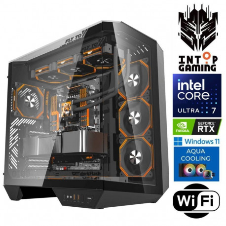 INTOP AQUA Ultra 7 265KF 64GB DDR5 1TB SSD M.2 NVME RTX5070Ti 16GB
 WiFi WIN11Pro