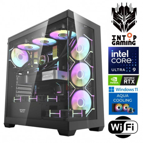 INTOP AQUA Ultra 9 285K 32GB DDR5 1TB SSD M.2 NVME+2TB RTX5080 16GB
 WiFi WIN11