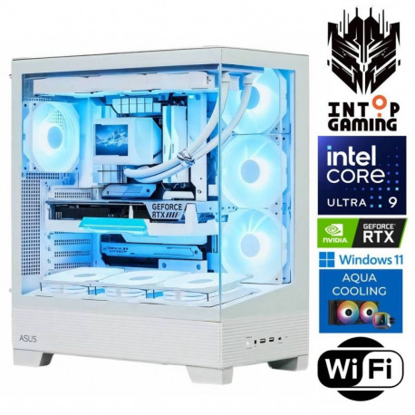 INTOP AQUA Ultra 9 285K 32GB DDR5 1TB SSD M.2 NVME+2TB RTX5070Ti 16GB
 WiFi WIN11