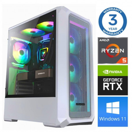 INTOP Ryzen 5 3600 32GB 1TB SSD M.2 NVME RTX3050 6GB WIN11