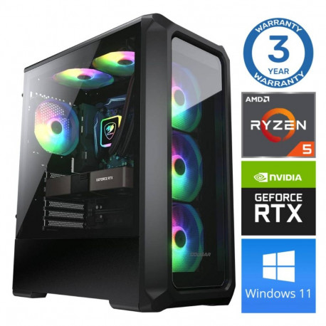 INTOP Ryzen 5 3600 32GB 250SSD M.2 NVME RTX3050 6GB WIN11