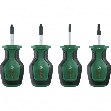Bosch DIY lühikeste kruvikeerajate komplekt, 4-osaline