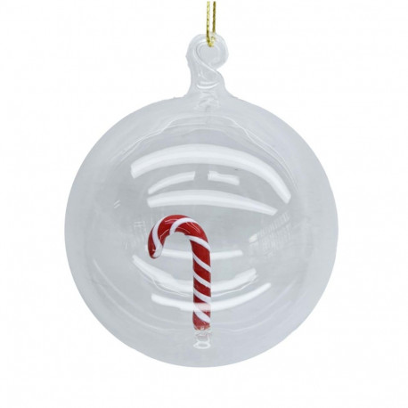 Jõuluehe JOY CANDY GLASS D8cm, klaas