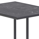 Sülearvutilaud INFINITY, 43x35xH63cm, must marmor