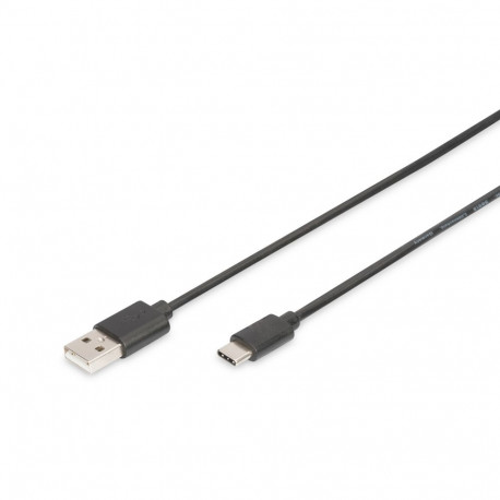 Digitus USB Type-C ühenduskaabel, USB-A - USB-C, AK-300154-010-S