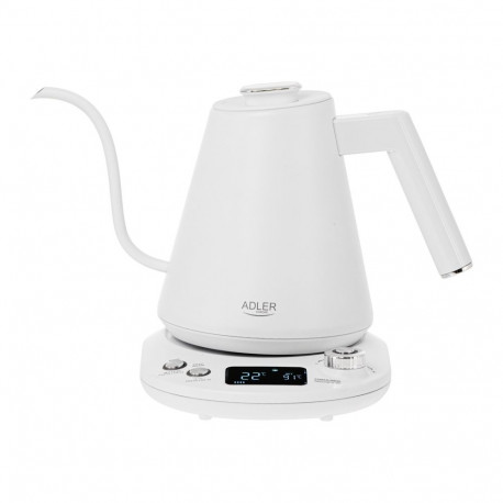 Adler | Kettle | AD 1349w | Electric | 1100 W | 1 L | Stainless Steel | 360° rotational base | White