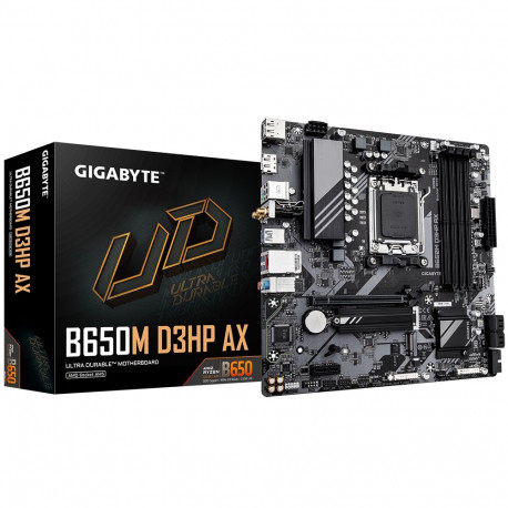 Gigabyte | B650M D3HP AX 1.0 M/B | Processor family AMD | Processor socket AM5 | DDR5 | Supported ha