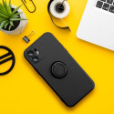 SILICONE RING case for SAMSUNG A37 5G black