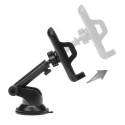 Car phone holder Forcell F-Grip Carbon Bracket mounting arm windshield / dashboard black