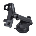 Car phone holder Forcell F-Grip Carbon Bracket mounting arm windshield / dashboard black