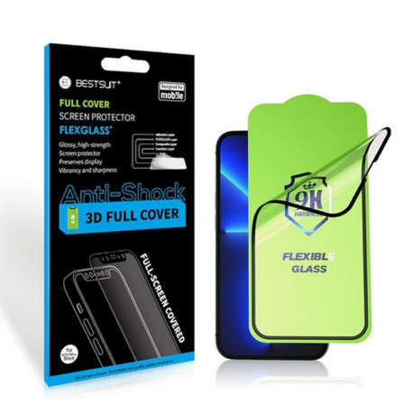 5D Full Glue Hybrid Glass for iPhone 7/8/SE 2020 Bestsuit Flexible white