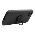 Case for iPhone 12 PRO MAX Silicone Ring black