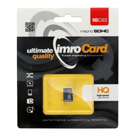 IMRO memory card microSDHC 16GB 100MB/s Class 10 UHS I