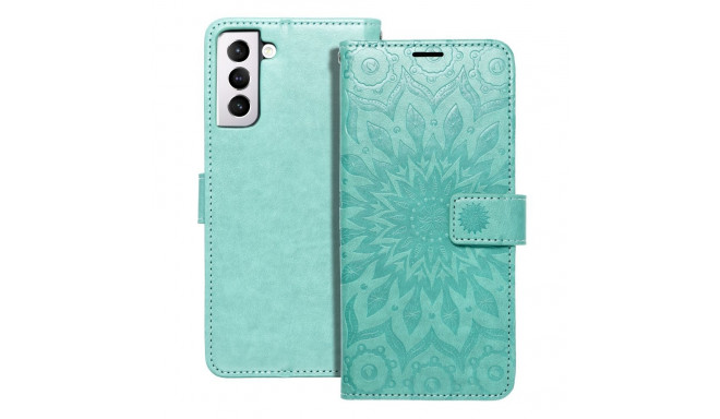 Flip case for Samsung A12 / M12 Mezzo Book mandala green