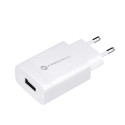 Phone charger Forcell F-Energy USB A QC3.0 2,4A 18W TFK-TC-1099 white