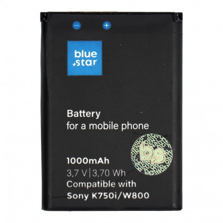 Battery for Sony Ericsson K750i / W800 / W550i / Z300 1000 mAh Blue Star Premium