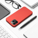SILICONE case for IPHONE 14 Pro Max peach