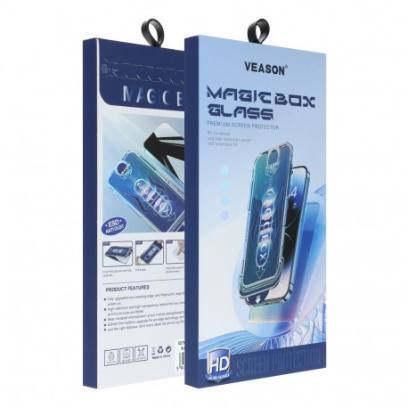 6D Veason Pro Easy-Install Glass + Applicator - for Iphone 13 Pro / 14 black