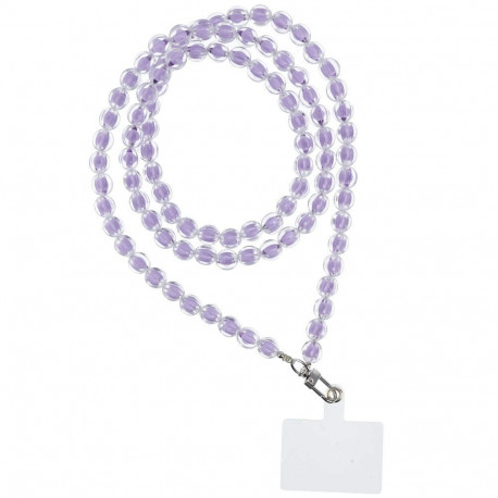 COLORFUL Phone lanyard, Phone pendant / cord length 120cm (60cm in the loop) / on neck - purple