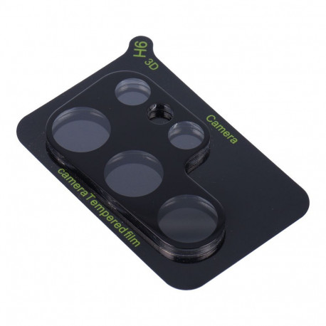 5D Full Glue Camera Tempered Glass Samsung Galaxy S24 Ultra, black