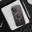Case for iPhone 12 PRO MAX Electro Mag Cover compatible with MagSafe black