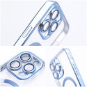 Case for iPhone 12 PRO MAX Electro Mag Cover compatible with MagSafe blue
