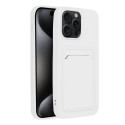 Case for iPhone 15 PRO MAX Card Case white