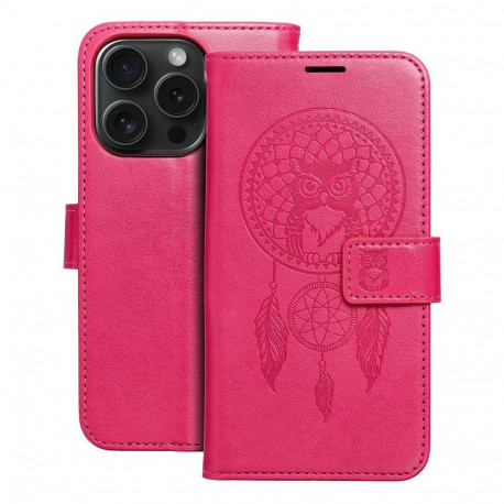 Case Mezzo Book iPhone 15 Pro, dreamcatcher magenta