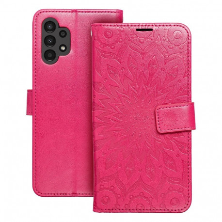 Case Mezzo Book Samsung Galaxy A13 4G, mandala magenta