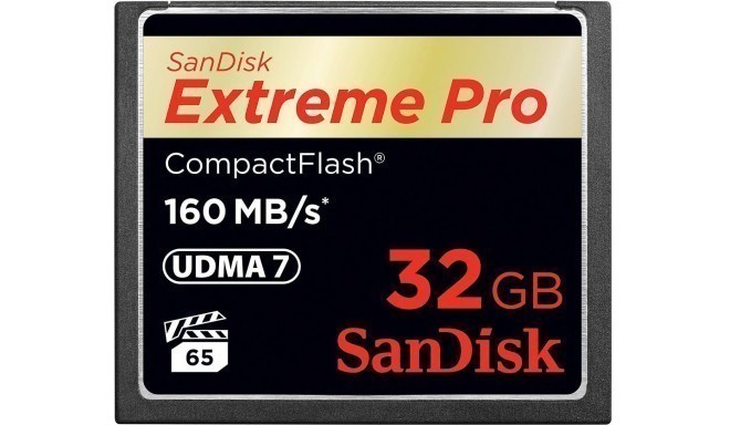 Sandisk atmiņas karte CF 32GB ExtremePro 160MB/s