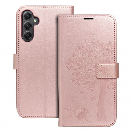 Case Mezzo Book Samsung Galaxy A34 5G, tree rose gold