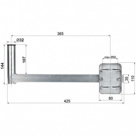 PIPE MOUNT URL-32H30