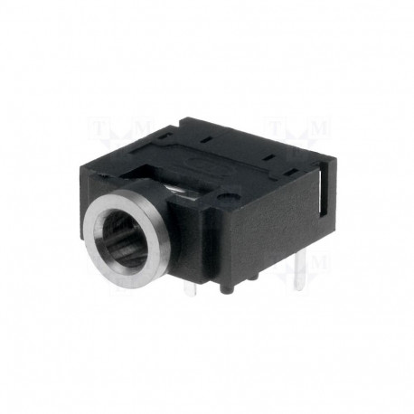 FC68131 Connector:Jack 3.5 mm;socket;female;stereo,straight;THT