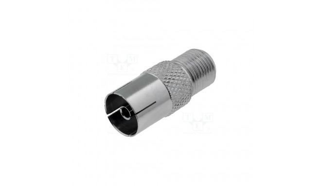 Adapter; F socket, coaxial 9.5mm socket